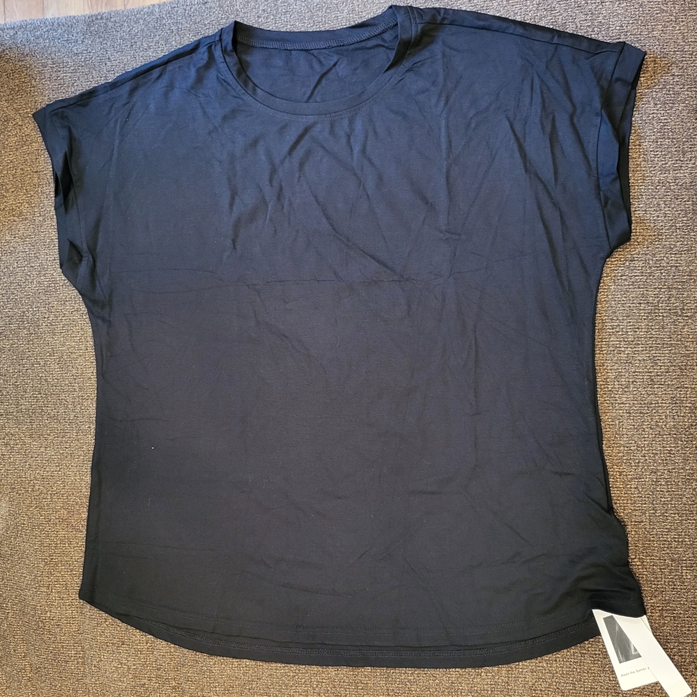 Lomon Classic Black Women's Top Size XL